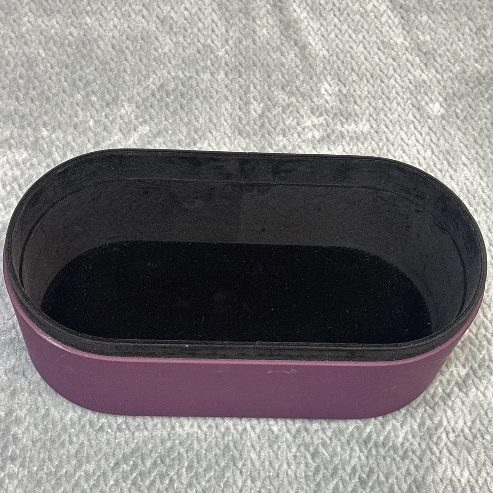 Dyson Airwrap Styler Faux Leather Large Storage Hard Box Purple Case‎ Only